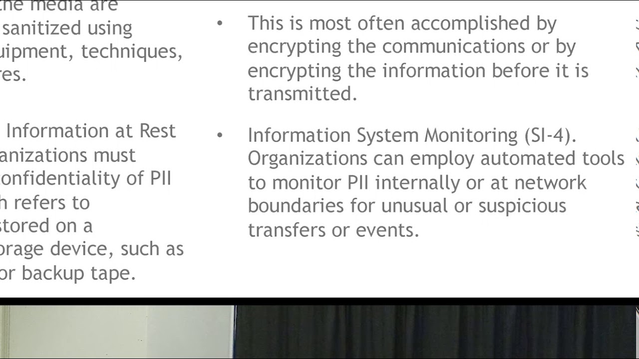 Personally Identifiable Information (PII) Facility & Data Center Compliance