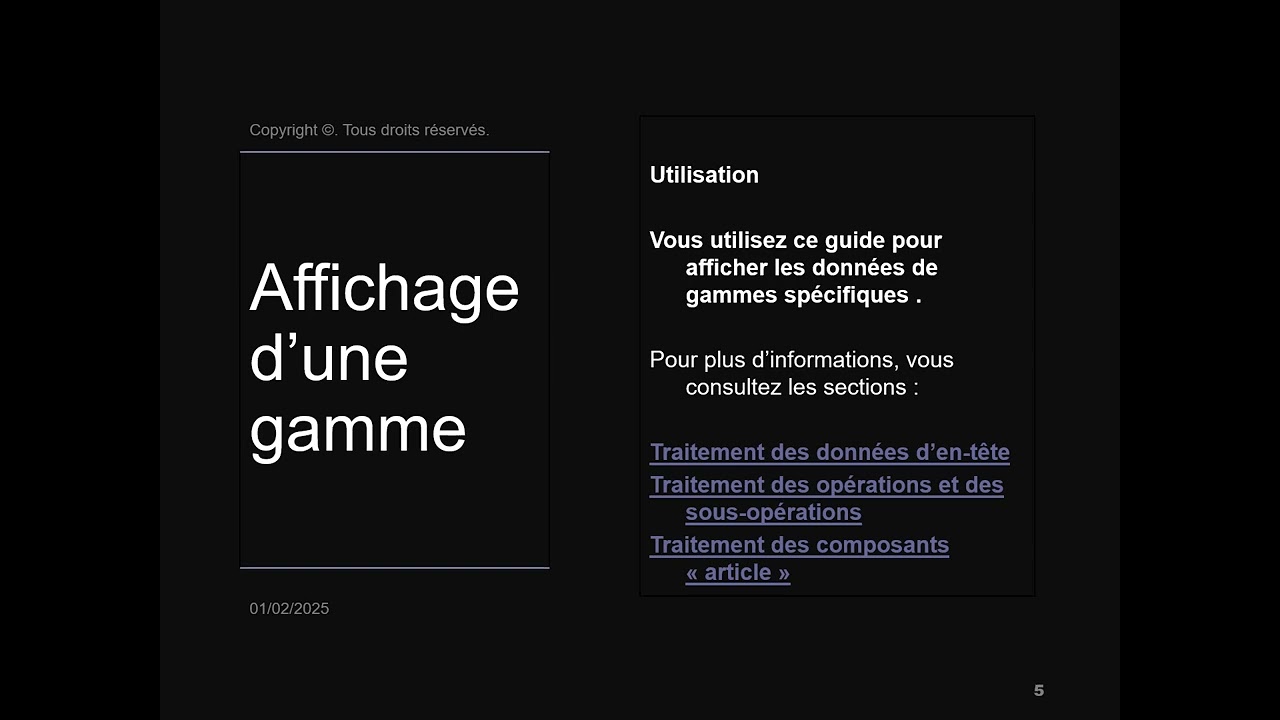SAP CA03   Afficher