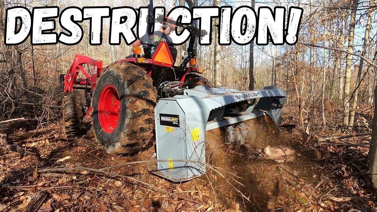 We TORE UP Everything!!! - Mulching with the Baumalight MP360