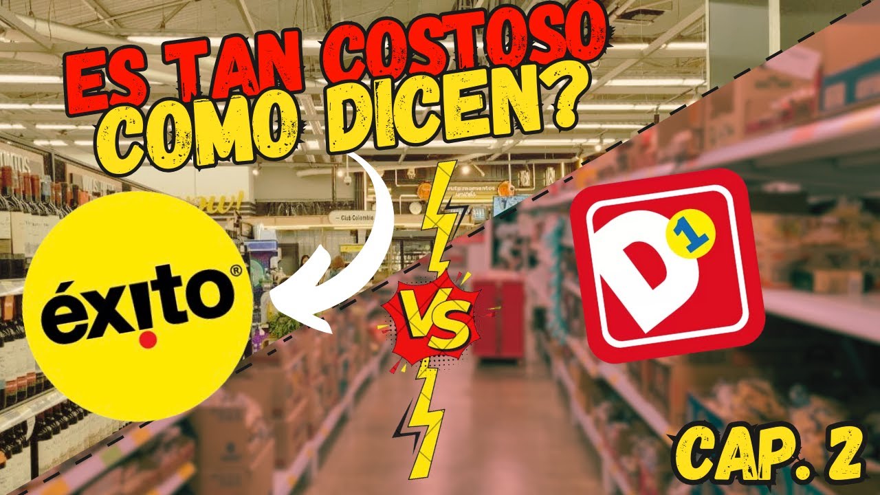 💰EXITO vs D1 /COMPARANDO PRECIOS/ Te SORPRENDERÁ el EXITO 🛒👀