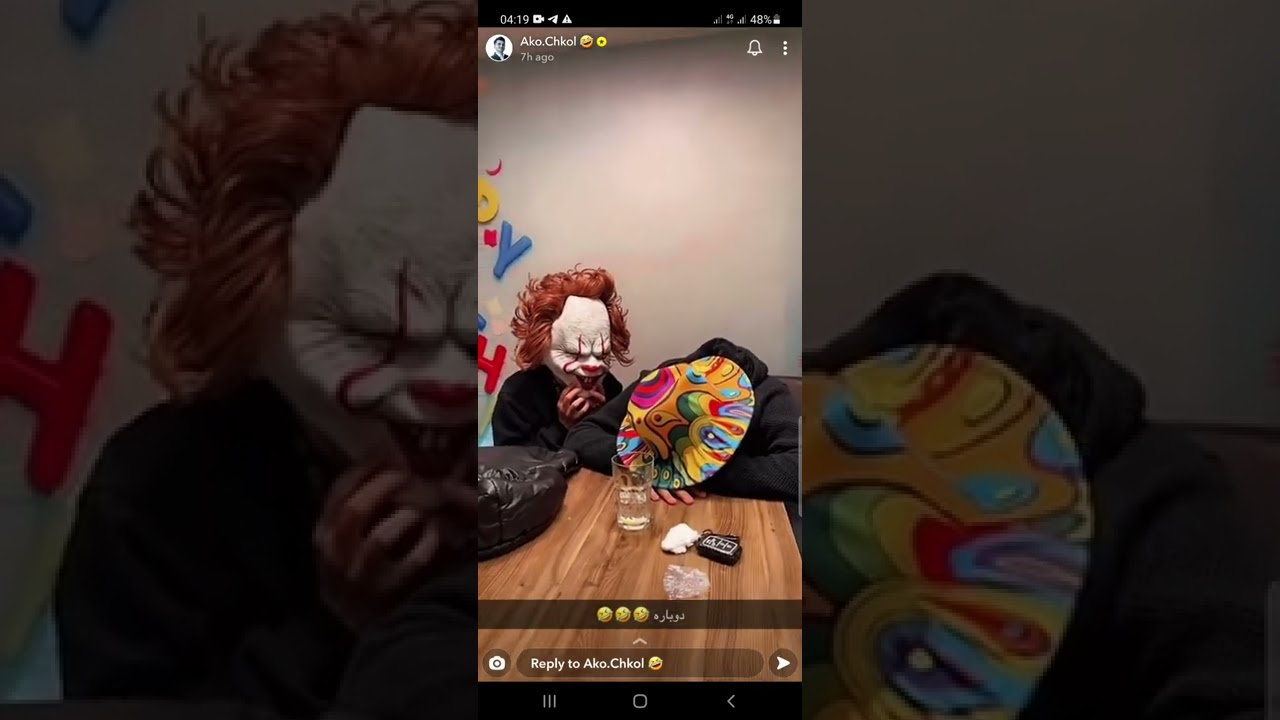 ئاکۆ چکۆل بەزم بە خڕە ئەکەن بزانە چۆن ئەی ترسێنن👹