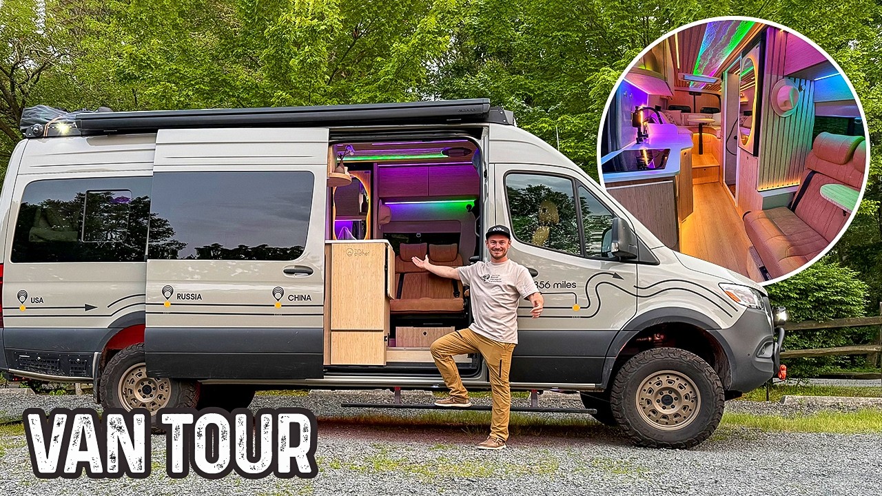 The ULTIMATE Expedition Vehicle: Inside a $350K High-Tech Mercedes Sprinter Van Conversion