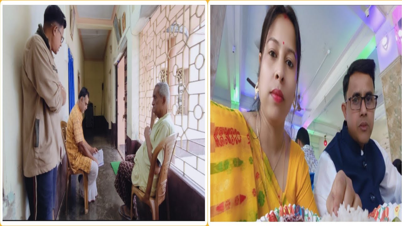 ব্রাহ্মণ ডেকে দোকানে পূজা দেওয়ার দিন ক্ষন ঠিক করা হলো,, দুপুরে গেলাম শ্রাদ্ধ অনুষ্ঠানে 