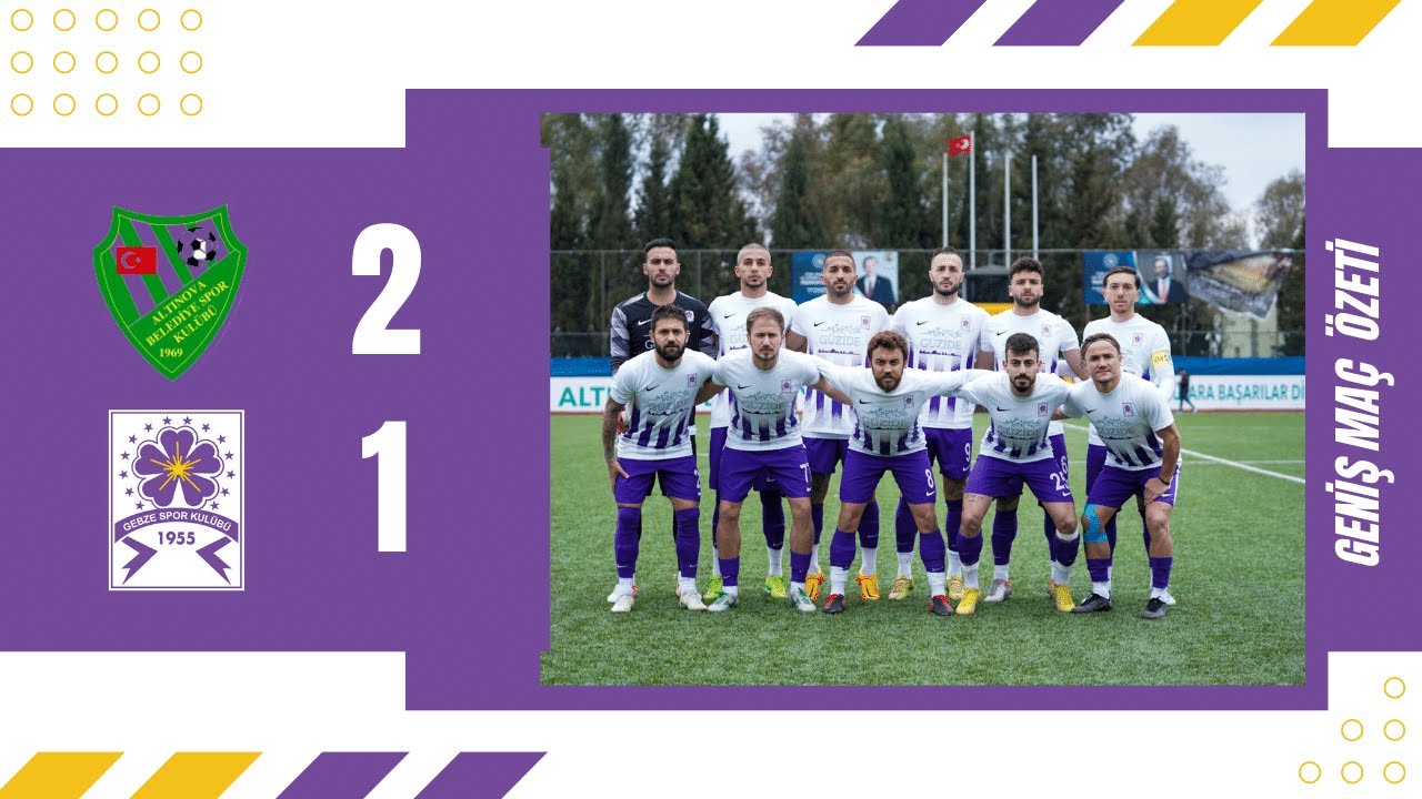 ALTINOVA BLD - GEBZESPOR GENİŞ MAÇ ÖZETİ