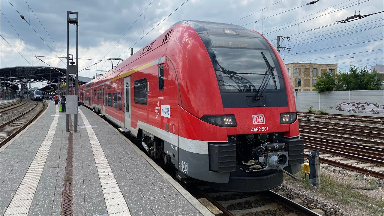 Im FTX 190 km/h Siemens Desiro HC Br 4462 als RE29 von Nürnberg nach Erfurt mit Vollgas 190 & SOUND