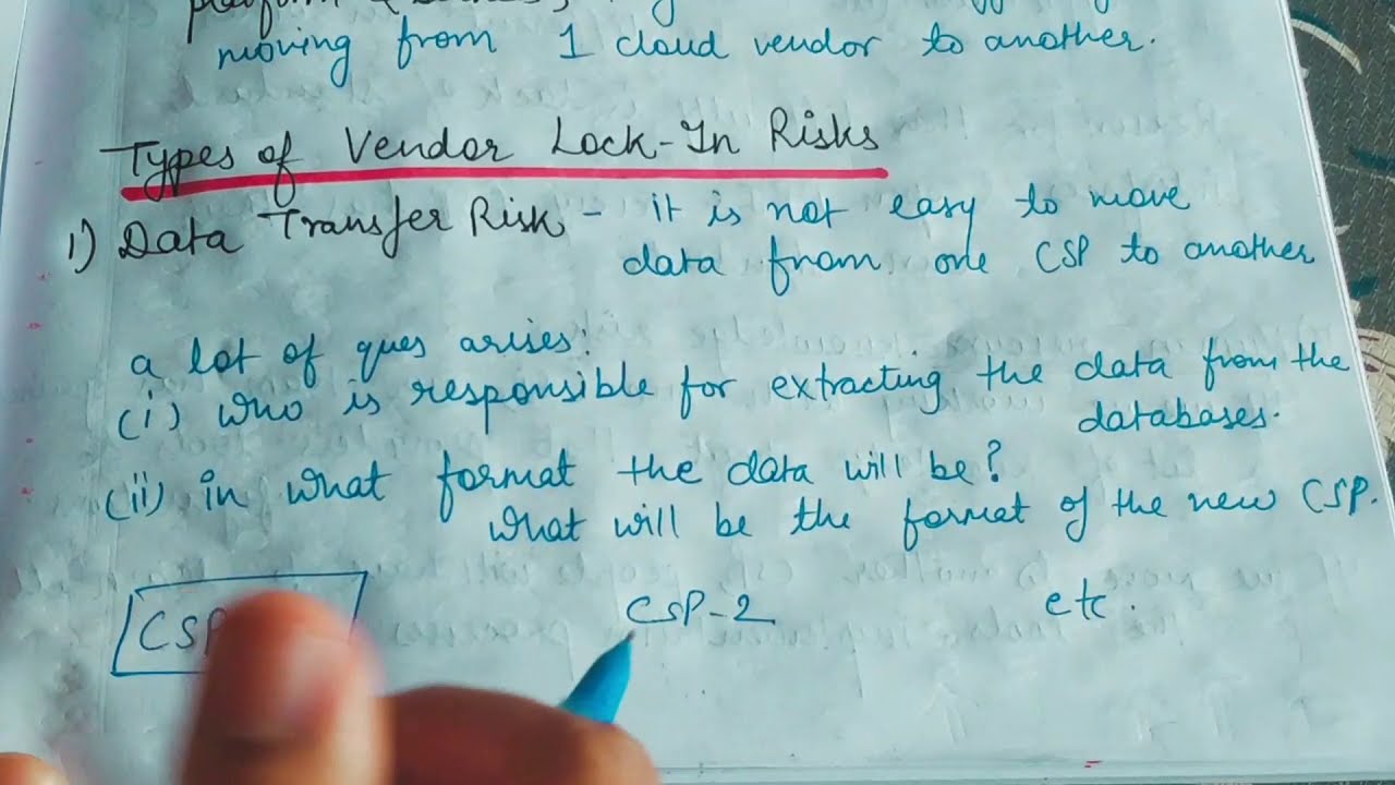 Lecture-4 Vendor Lock In Problem in Cloud Computing