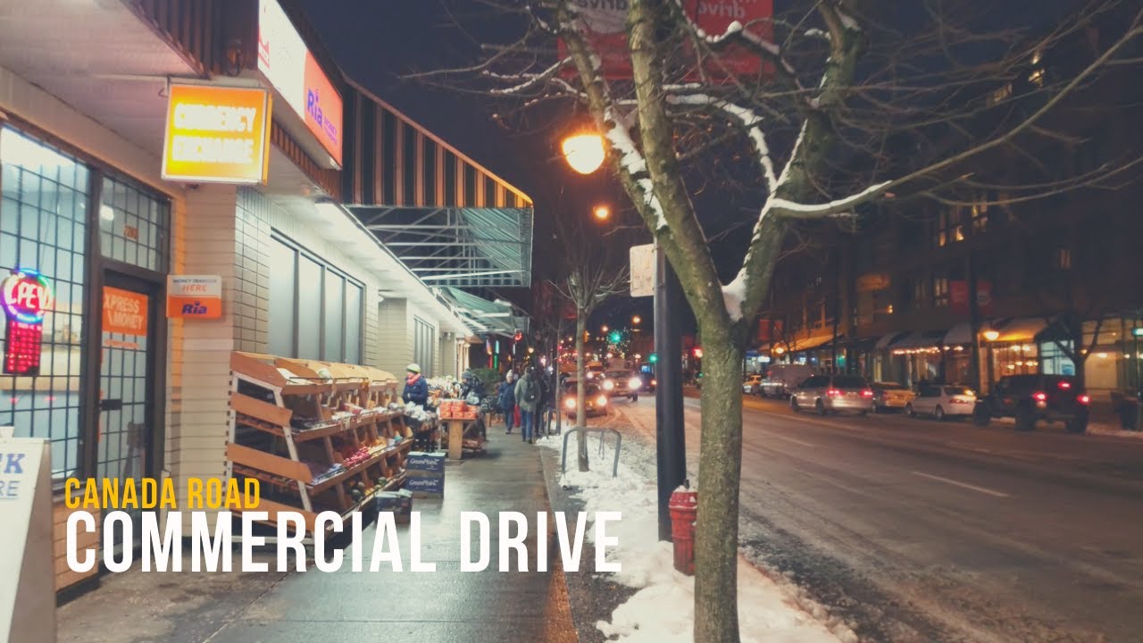 [4K] Commercial Drive Vancouver BC Canada - Street Walking TourㅣCanada road, 4K Virtual Tour