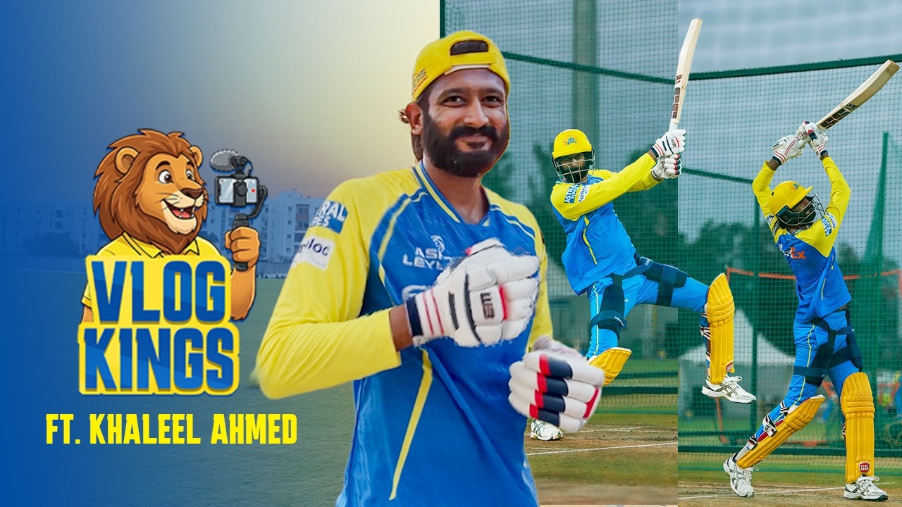 Inside Khaleel's Training, This Time With the Bat 👀 | Vlog Kings | IPL 2026 | CSK