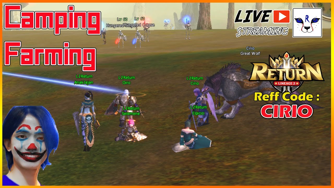 [🔵Live] Dusk Win.. ANCIENT ADENA Cair !!  | Lineage 2 Return