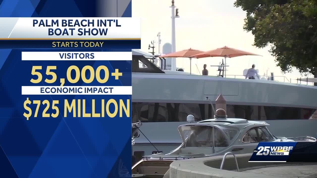 Palm Beach International Boat Show underway in downtown West Palm Beach
