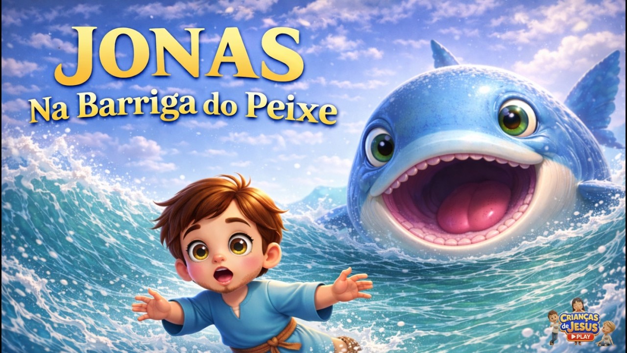 👉 Na Barriga do Peixe | Jonas 🐟🎶 | Música Infantil Cristã