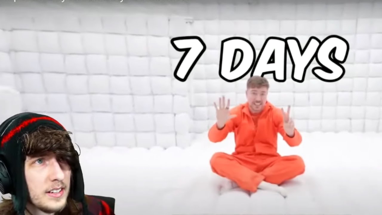Реакция KreekCraft на MrBeast: «Я провёл 7 дней в одиночной камере»