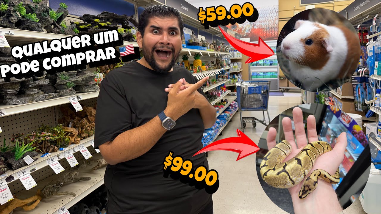 A MAIOR LOJA DE PETS DOS EUA – FIQUEI CHOCADO COM O QUE VI 😱