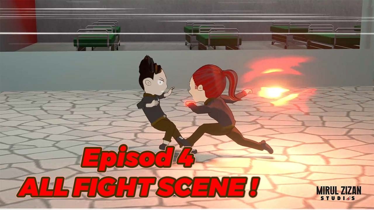 Gerbang Episod 4 ( ALL FIGHT SCENE ) | Malaysia Animated Series