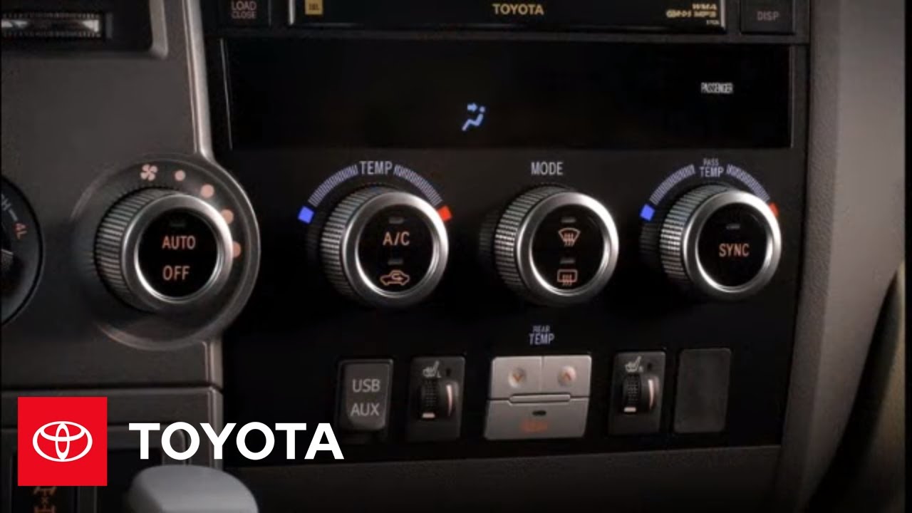 2011 Sequoia How-To: Setting A Temperature | Toyota
