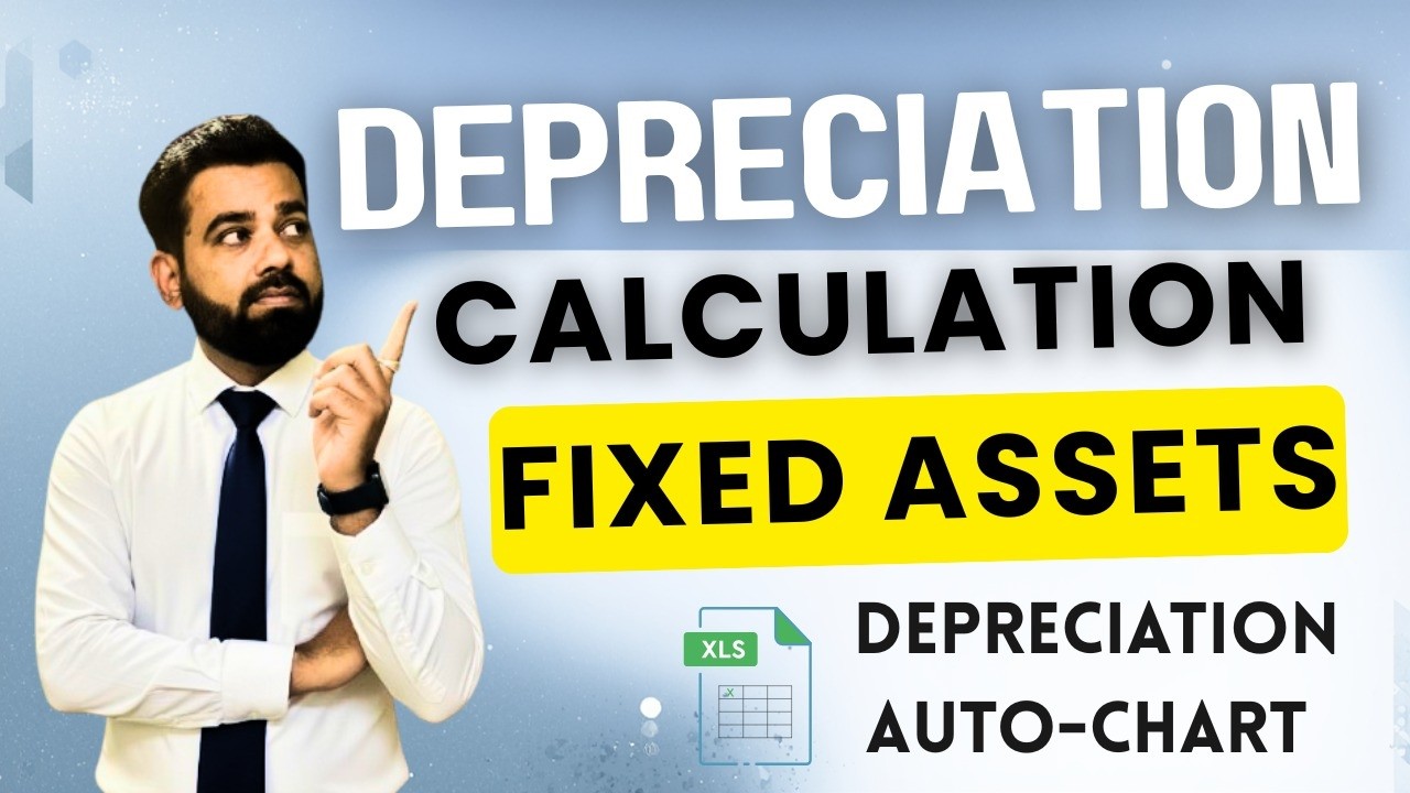 Depreciation Full Guide 2026 | WDV Method | Excel Automation |180 Days Rule | Block of Asset Concept