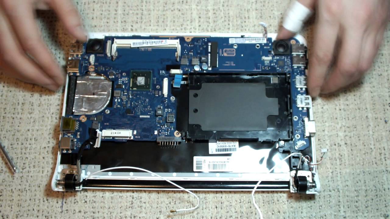 Как разобрать нетбук SAMSUNG NC110P (disassemble SAMSUNG NC110P)