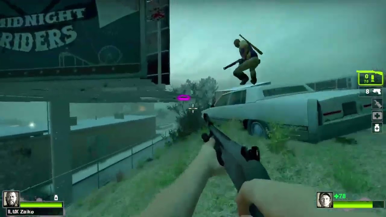 l4d2 2v2 con mi marron vs JJGAMER Y AISHA