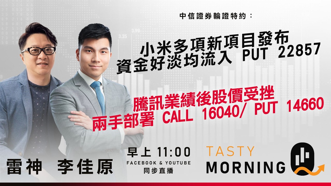 中信證輪證站特約: Tasty Morning Q Live 2026-03-19 | 港股財經直播 | 即市分析