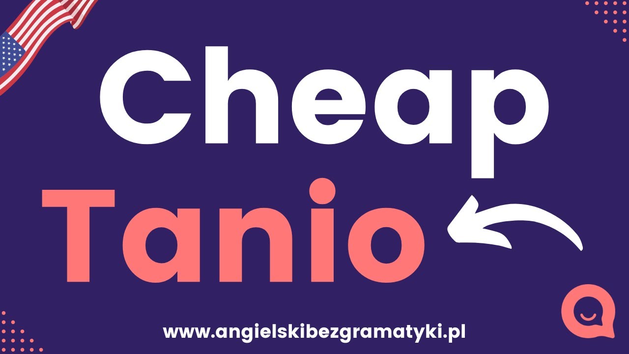 🇺🇸Angielski bez gramatyki: It's cheap - Jest tanio | Ćwiczymy słówka! | www.angielskibezgramatyki.pl