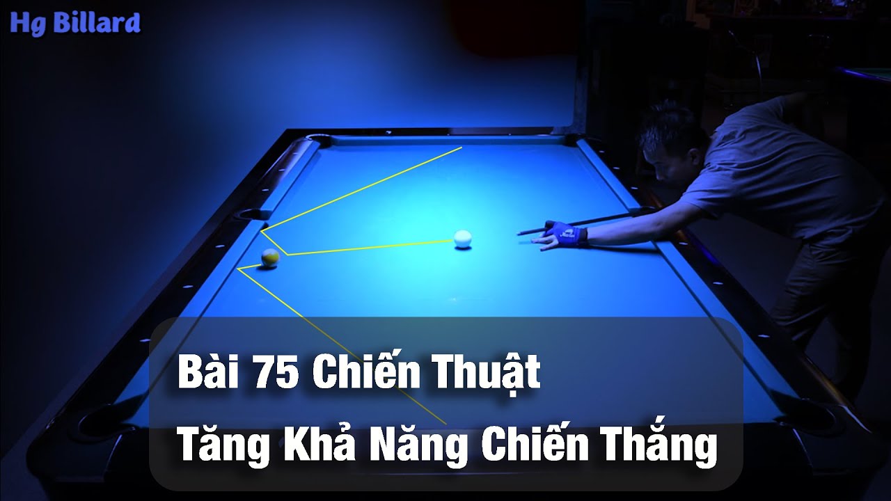 Bài 75 Kỹ Thuật Tăng Khả Năng Chiến Thắng #billiards #hgbillard #pool #snooker #trickshot