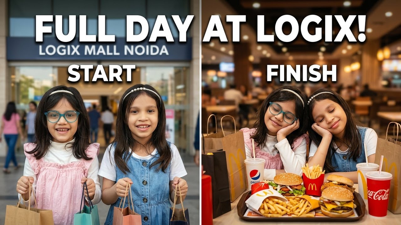 We Spent the Whole Day at Logix Mall Noida! (So Much Fun!)