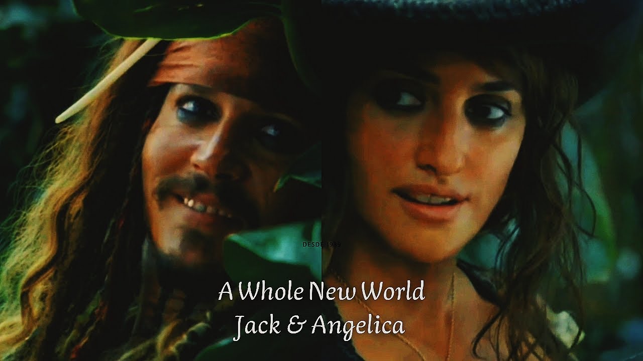 💙Jack Sparrow & Angelica | A Whole New World | Piratas del Caribe🏴‍☠️ | Momeries