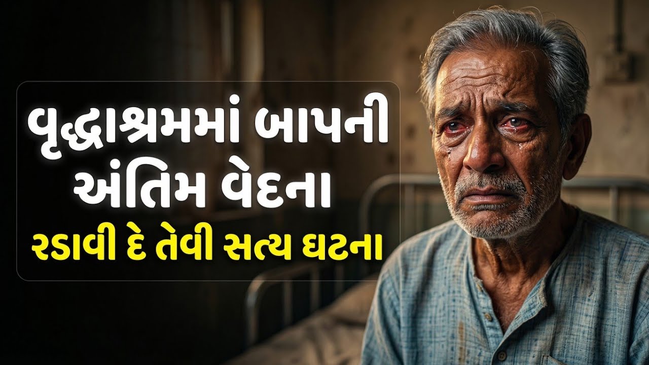 વૃદ્ધાશ્રમમાં બાપની અંતિમ વેદના | રડાવી દે તેવી સત્ય ઘટના | Emotional Gujarati Story | Moral Stories