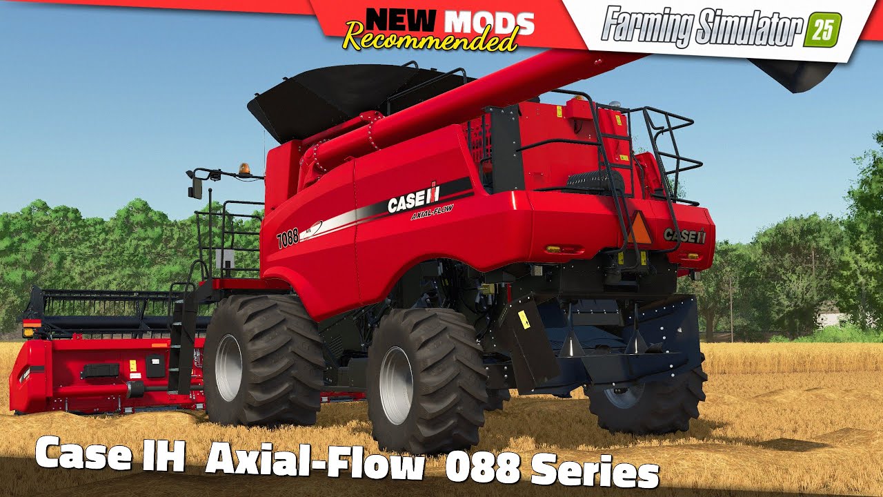 FS25 | Case IH Axial-Flow 088 Series - Farming Simulator 25 Mods Review QHD
