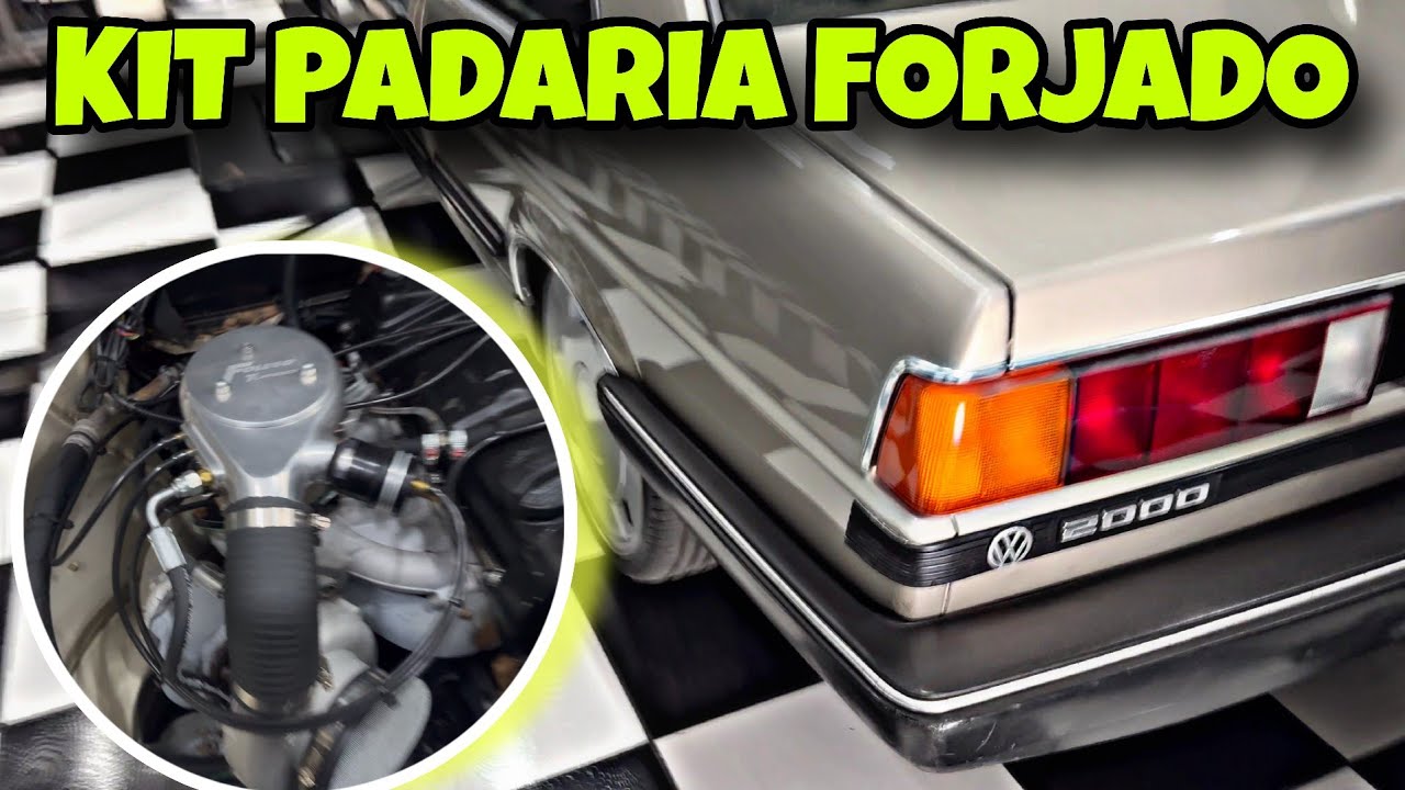 Santana kit padaria forjado no carburador - Racetech @FuelTechOficial 
