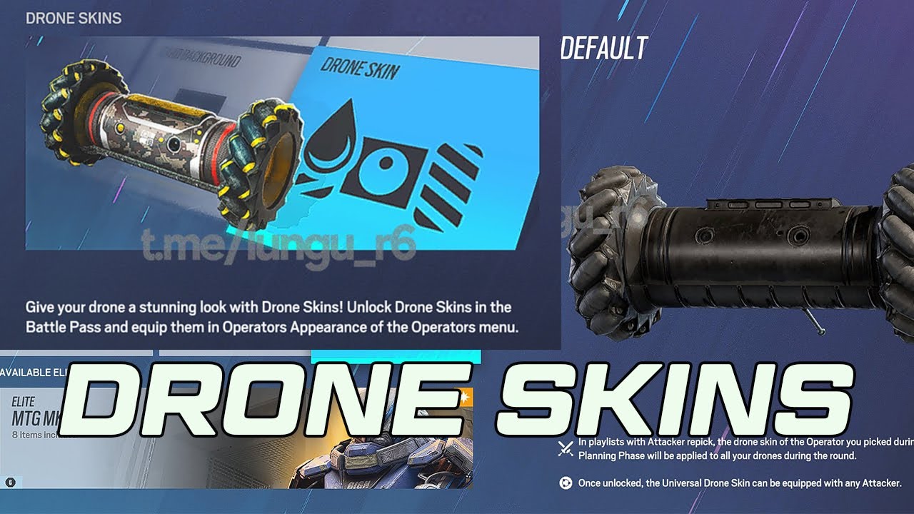 *NEW* Y7S4 Drone Skins - Rainbow Six Siege Solar Raid