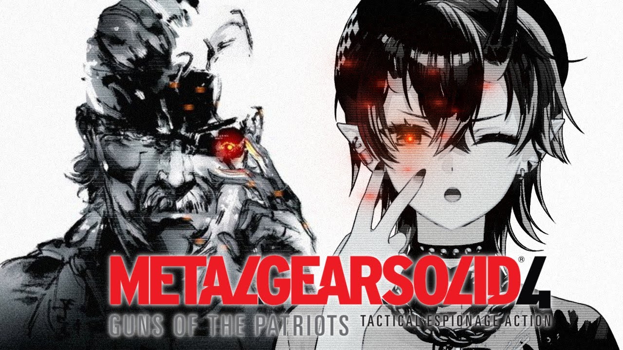【METAL GEAR SOLID 4】16年前の名作ステルスゲー「メタルギアソリッド4」初見実況プレイ【龍ヶ崎リン / ななしいんく】