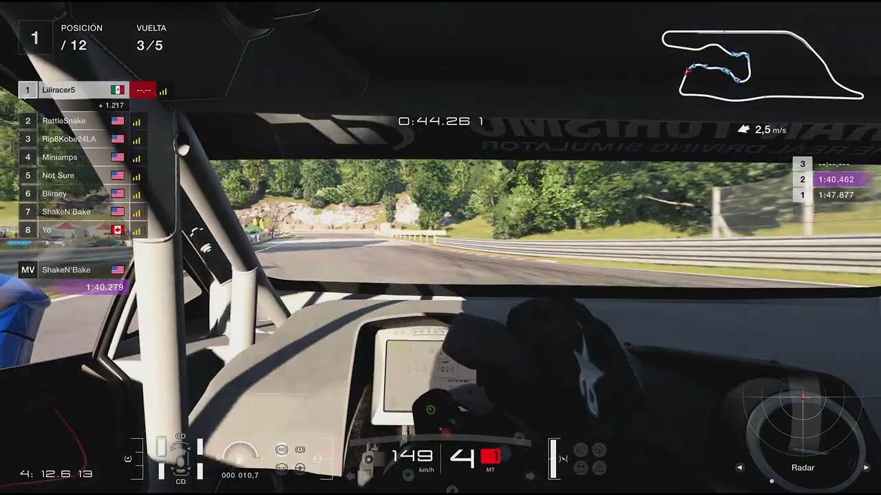 Circuito Deep forest raceway GT7 | Carrera diaria