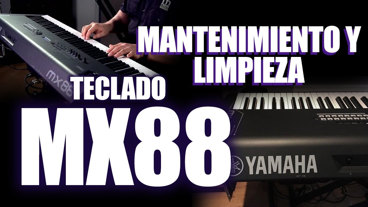 DESTAPANDO Y LIMPIANDO UN SYNTETIZADOR MX88 - PASO A PASO