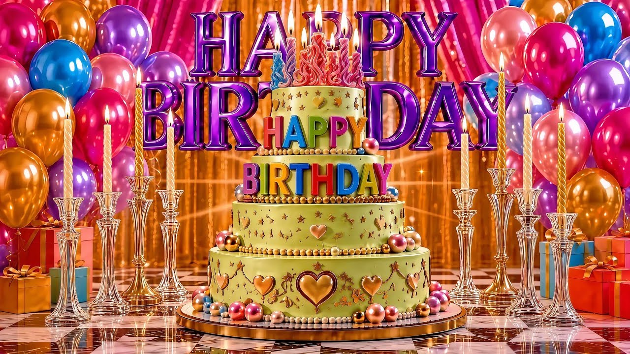 Happy birthday song 🎂 Best Birthday Celebration Song ever 🎊
