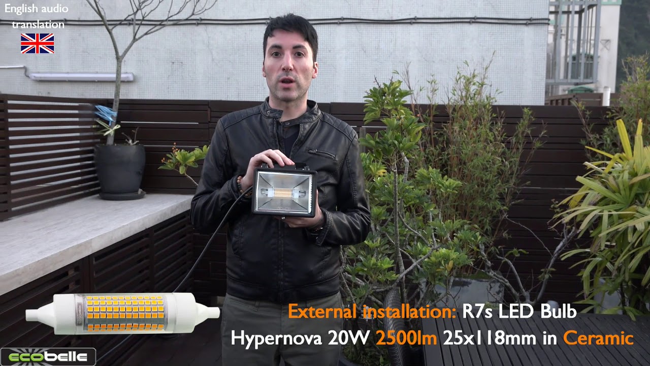 ECOBELLE&reg; New R7s LED Bulbs: Hypernova 2500lm and Mini Hypernova