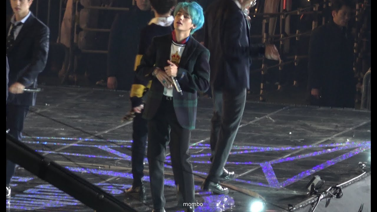 4k 190115 SMA 서울가요대상 ENDING 대상 수상자 방탄소년단 앵콜&사진촬영(BTS V focus)