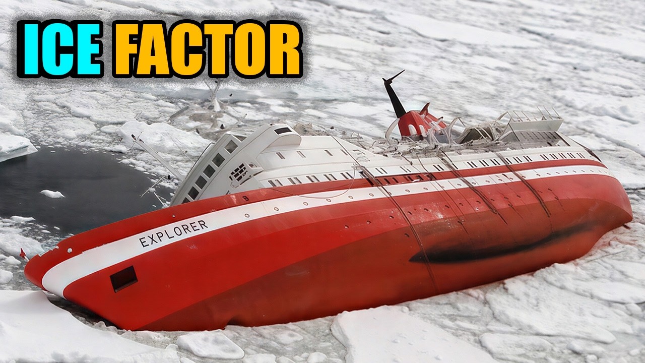 MV Explorer Sinks in Antarctic Ice – Real Footage of 2007 Disaster