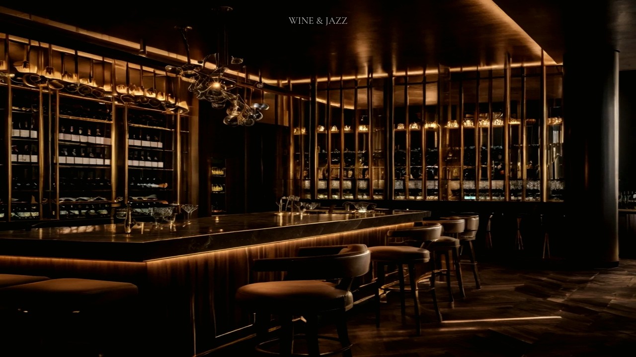 분위기 있는 와인바, 나른한 밤을 채우는 재즈 ✨