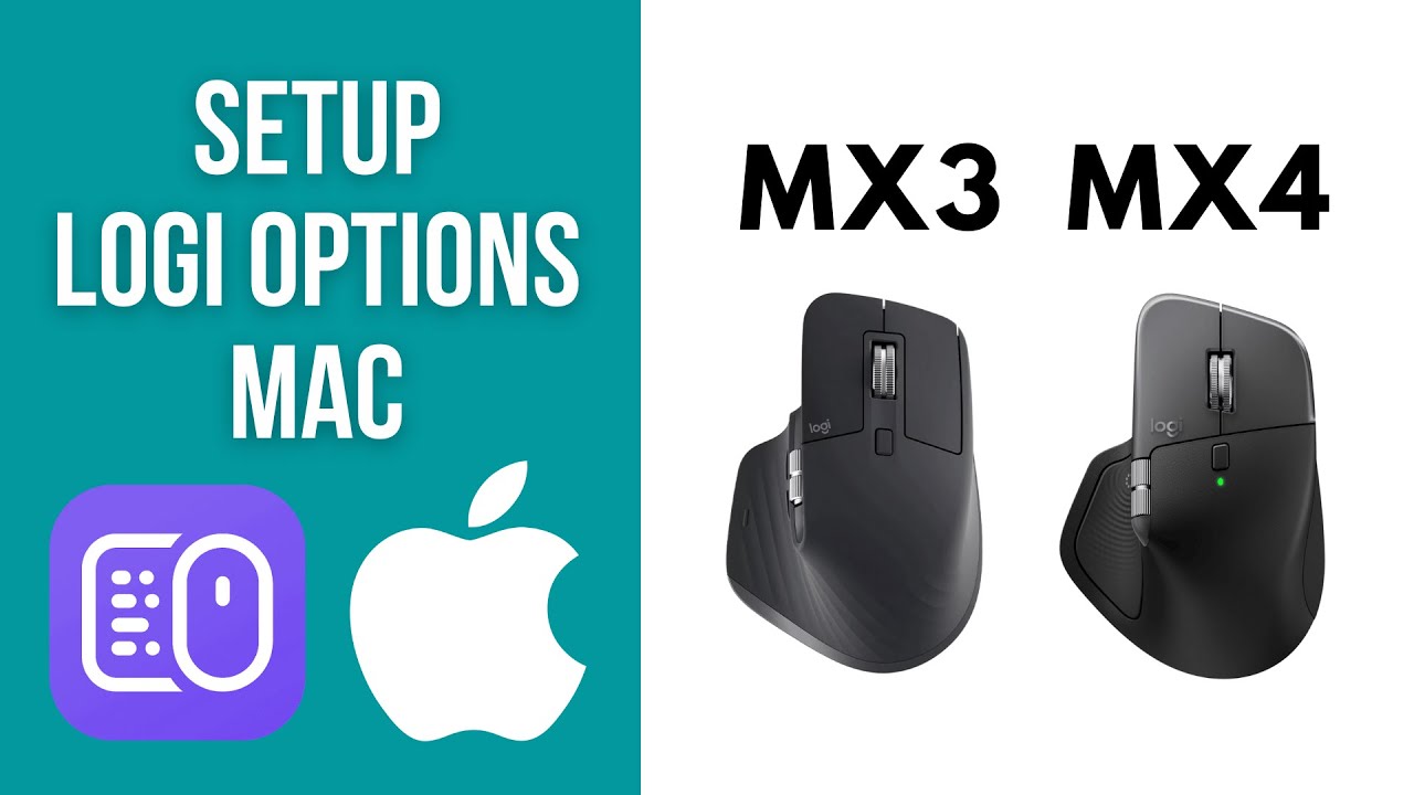 How to Setup MX3/MX4 Logitech Mouse With Logi Options on Mac