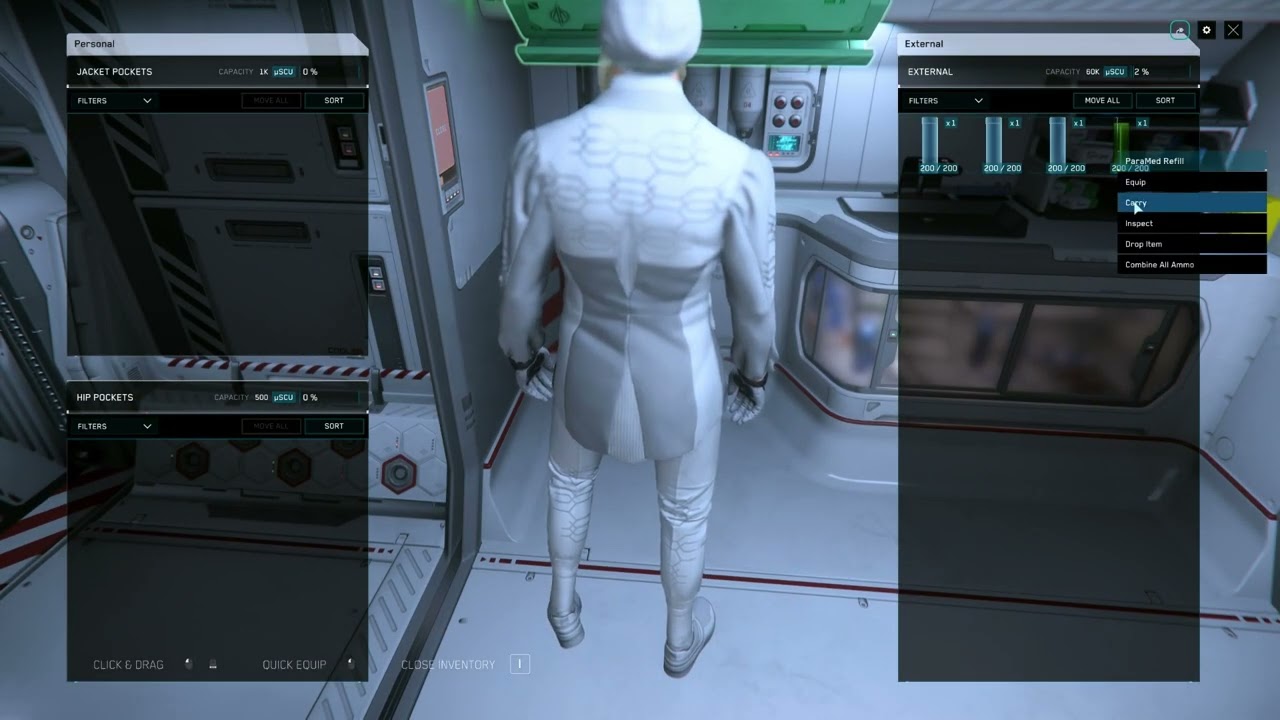 Star Citizen Medical Gameplay preview, Goo Boy POV