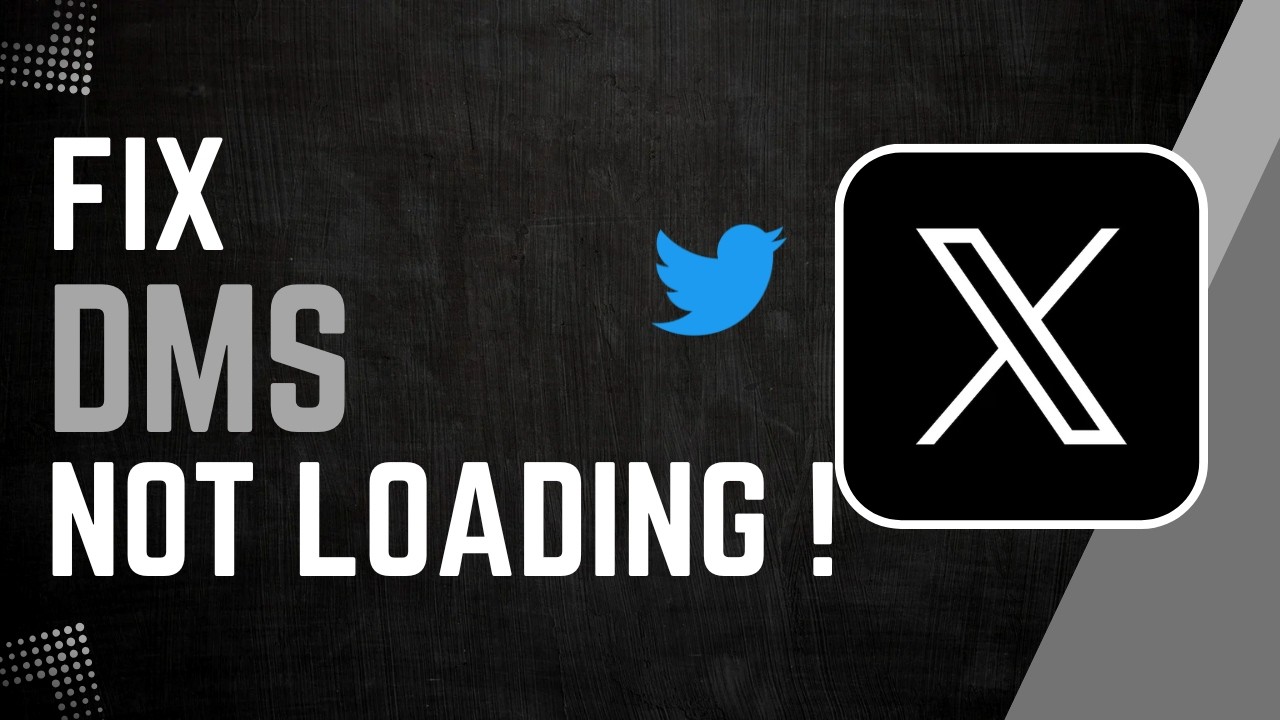 How To Fix Twitter X DMs Not Loading !