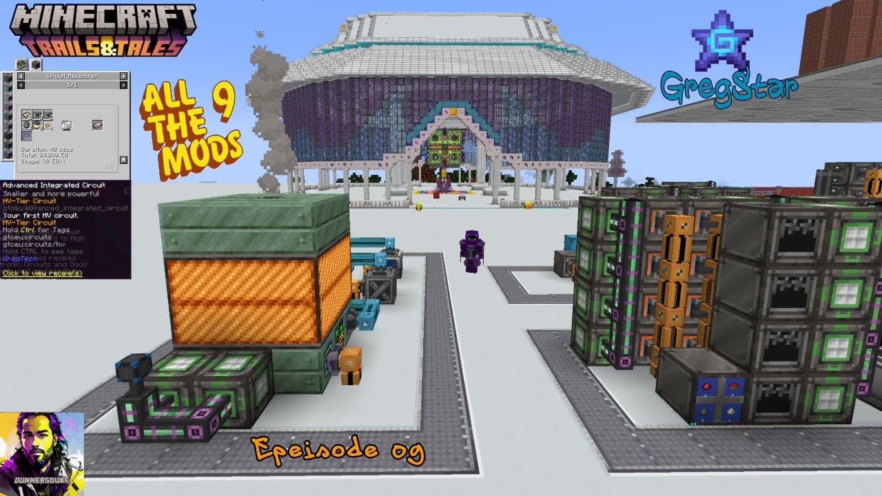 All the Mods 9 GregTech, Journey to the Greg Star. LV to MV Good Electronic Circuit. Ep09