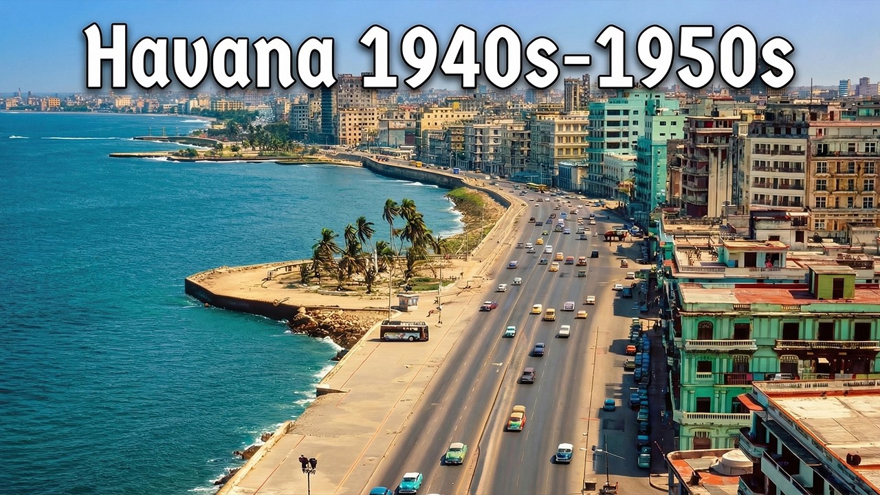 Havana 1940s-50s: before the casinos went silent (AI Reconstruction)