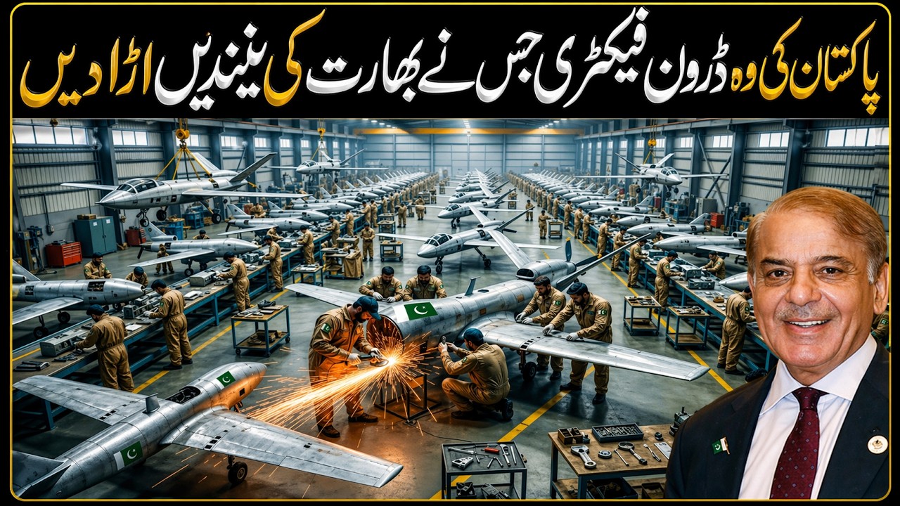 Pakistan&rsquo;s First Drone Factory Revealed | Shehbaz Sharif Big Announcement | Pakistan Drone Industry