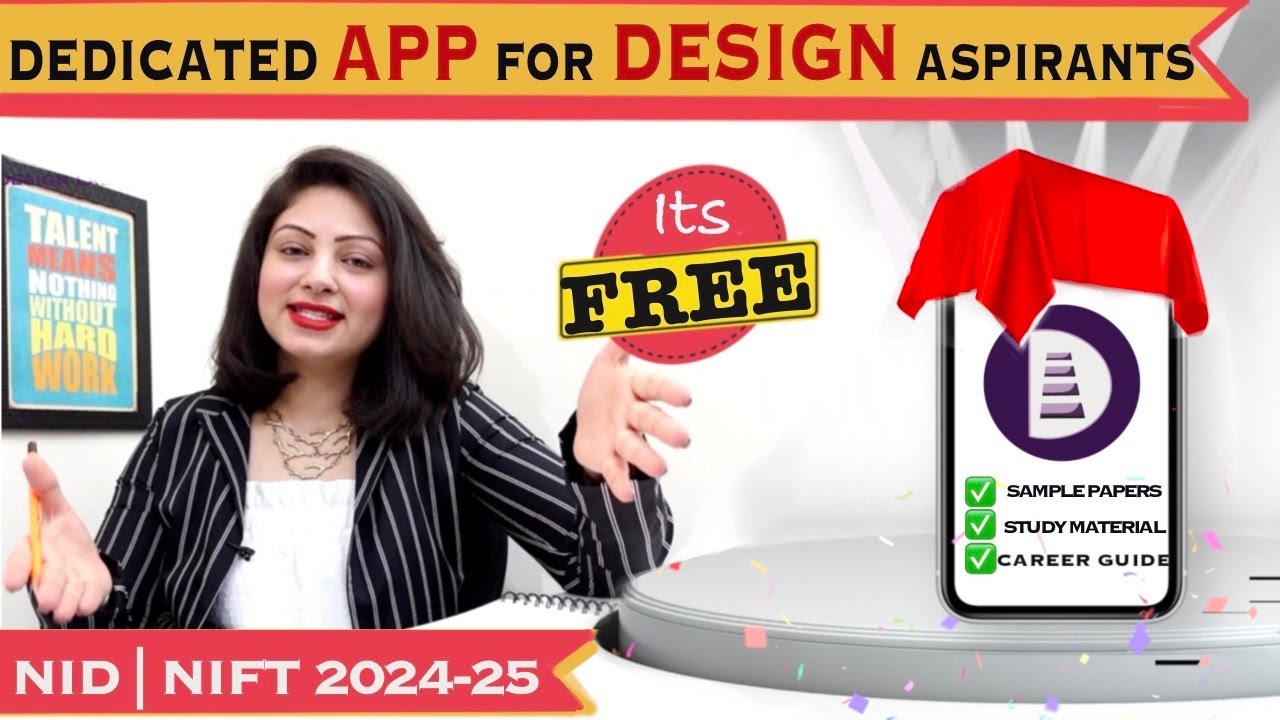 NID/ NIFT Entrance Exam 2024-25 | Free APP for PREPRATION !