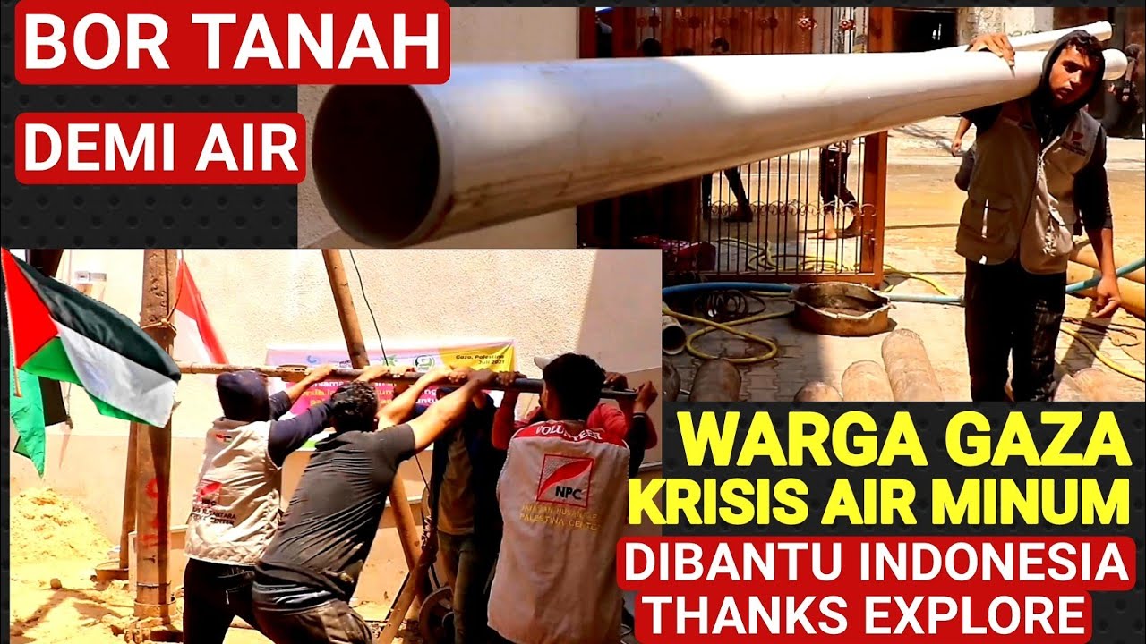 SEJUMLAH WARGA BOR TANAH DEMI AIR, DIBANTU RAKYAT INDONESIA