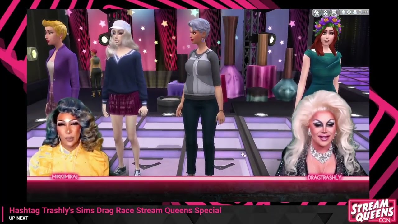Hashtag Trashly's Sims Drag Race Stream Queens Special with DragTrashly & MikkiMiraj | Stream Queens