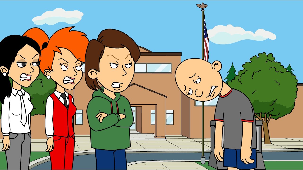 Classic Caillou Misbehaves On The Last Day Of School/Grounded/Punishment Day