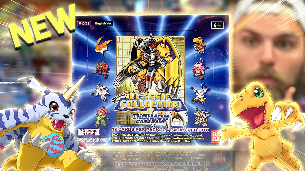 BANDAI ACTUALLY DID IT!! DIGIMON TRADING CARD GAME IS BACK! | Opening CLASSIC COLLECTION